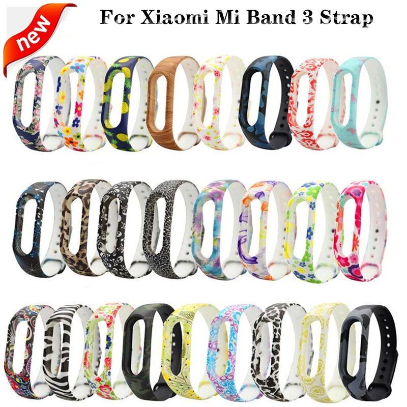 

New Colorful silicone band For Xiaomi mi band 3 strap Replacement bracelet band mi band 3 Strap men/women watches Accessories