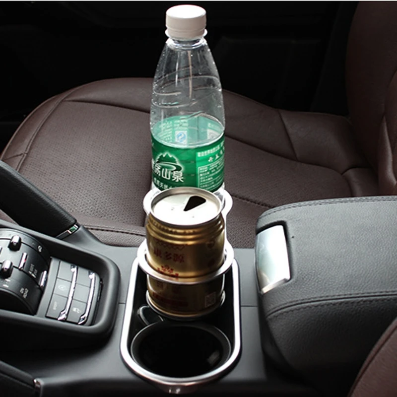 Автомобильный держатель для чашки с двойным отверстием/держатель для напитков автомобильный держатель подставка Универсальный держатель для бутылки черный