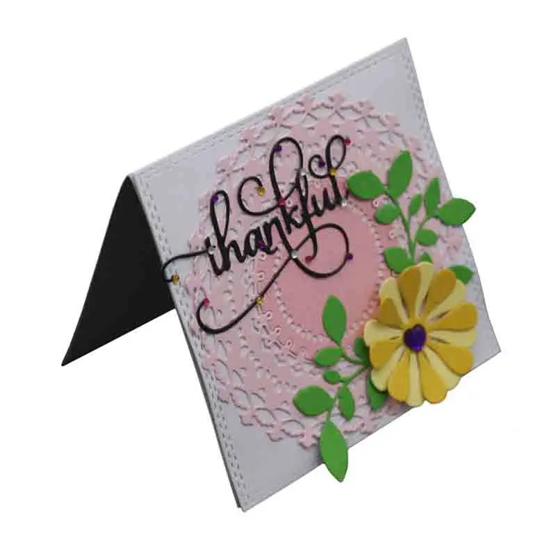 Circle Frame Cutting Dies Stencil DIY Scrapbooking Album Embossing Paper Card