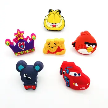 

6x Kids Cartoon Drawer Knobs and Handle Children Decorative Cabinet Dresser Pull Cute Animal Door Knobs for Boy's & Girl's Room