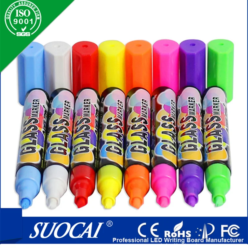 Флуоресцентный маркер SUOCAI диаметр стержня 6 мм 8 штук в коробке|marker posts|pen colormarker board