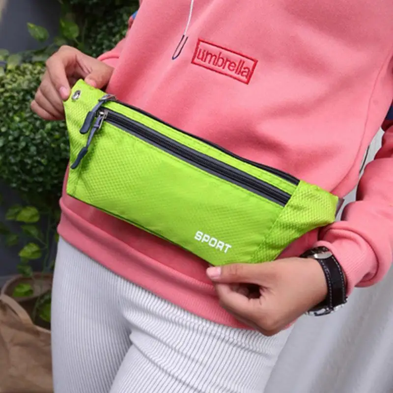 

Potable 3 Layer Zipper Bag Chest Shoulder Bag Casual Waterproof Bum Waist bag for travel running