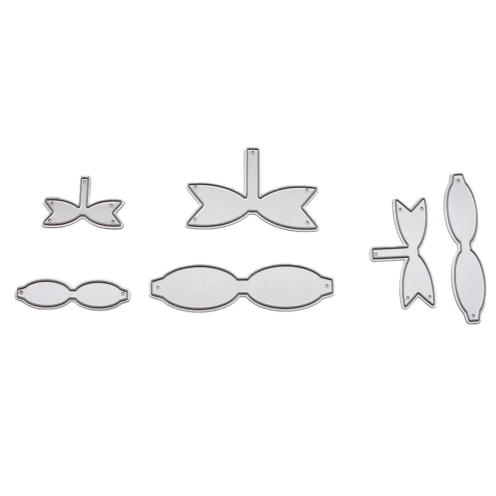 6pcs-set-7-5-1-5cm-New-scrapbooking-DIY-Carbon-Sharp-Metal-steel-cutting-die-Bow (2)