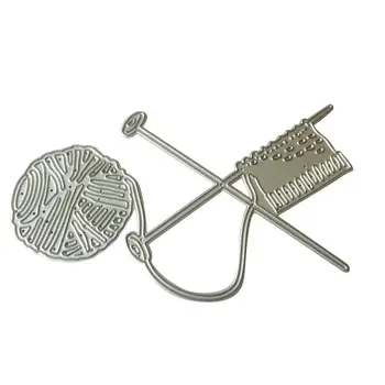 

Knitting Wool Yarn Metal Cutting Dies Stencils for DIY Scrapbooking Photo Album Paper Cards Decorative Crafts Cutting Die