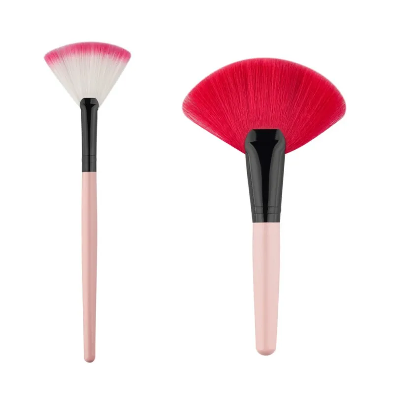 

2019 Foundation Brushes Make Up Tool Single Makeup Brush Blush / Powder Sector Makeup Brush Soft Fan Brush Wholesale