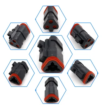 

Hot Saling Auto Female 3 Pin Deutsch Dtm Connector DT06-3S-E005