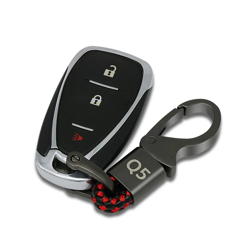 

1PCS Car Emblem Badge Metal Key Holder Key Chain Key Ring for Audi A3 A4 A5 A6 Q3 Q5 Keychain Keyring Keyfob Car Styling