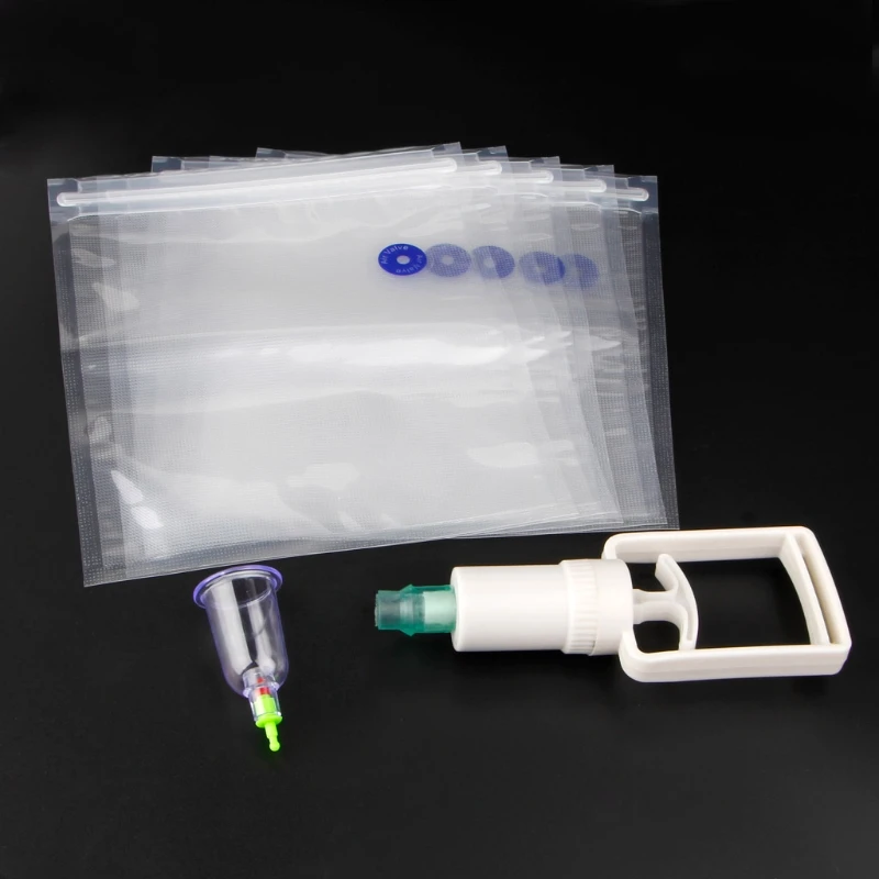 

Vacuum Sealer Bags For Food Storage With Pump Reusable Packages Kitchen Saver