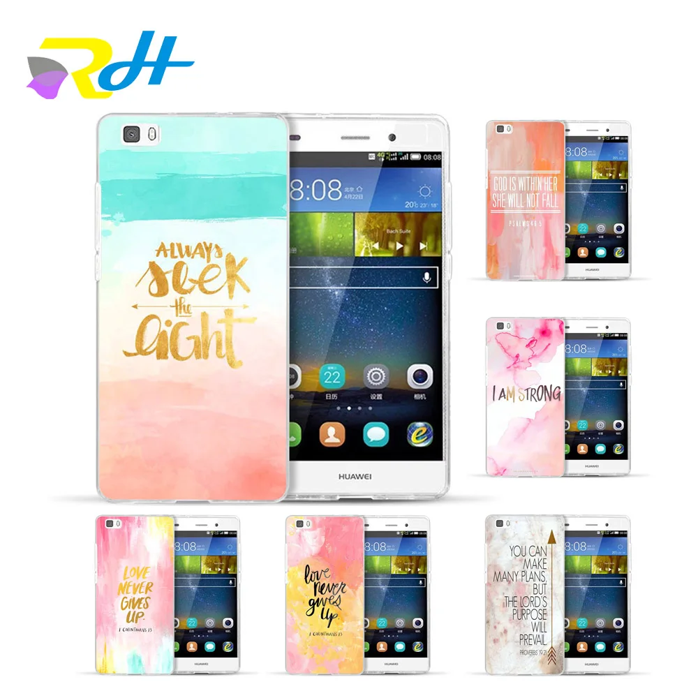 For funda Huawei honor 6A 6X 9 case Inspirational text phone cover for Y5 II 2018 2017 Y6II Y6 Pro Y7 Coque Etui | Мобильные