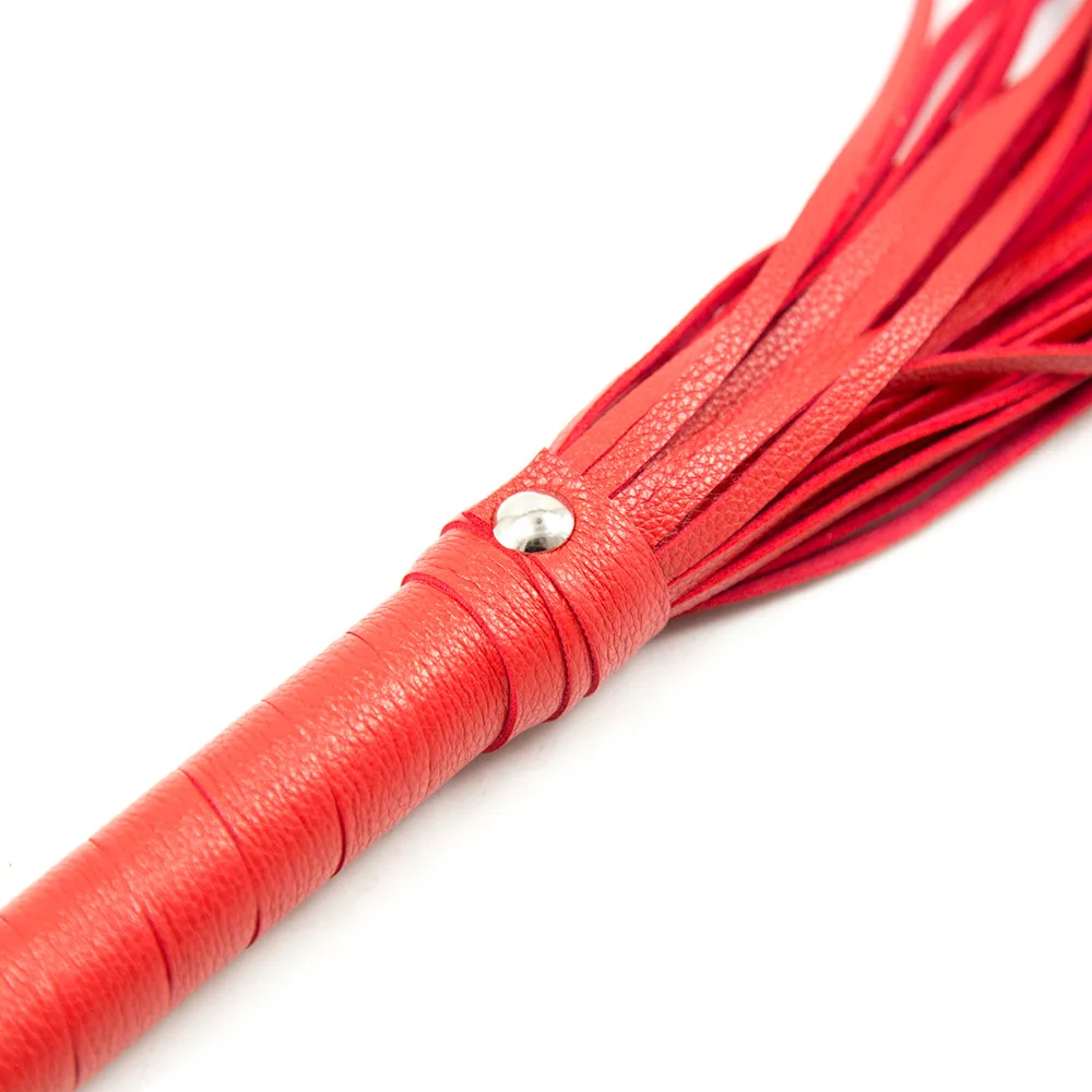 1 ШТ. 69 см ИСКУССТВЕННАЯ Кожа Фетиш Связывание Секс Кнут Flogger БДСМ секс Игрушки Для