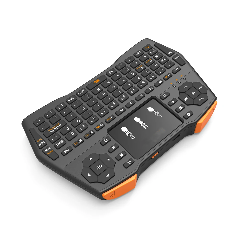 Goedkoop I8 Plus Draadloze MINI Toetsenbord 2.4g Russisch of Engels of Spanje Air Mouse Remote Control Touchpad Voor Tv Box tablet Pc I8Plus