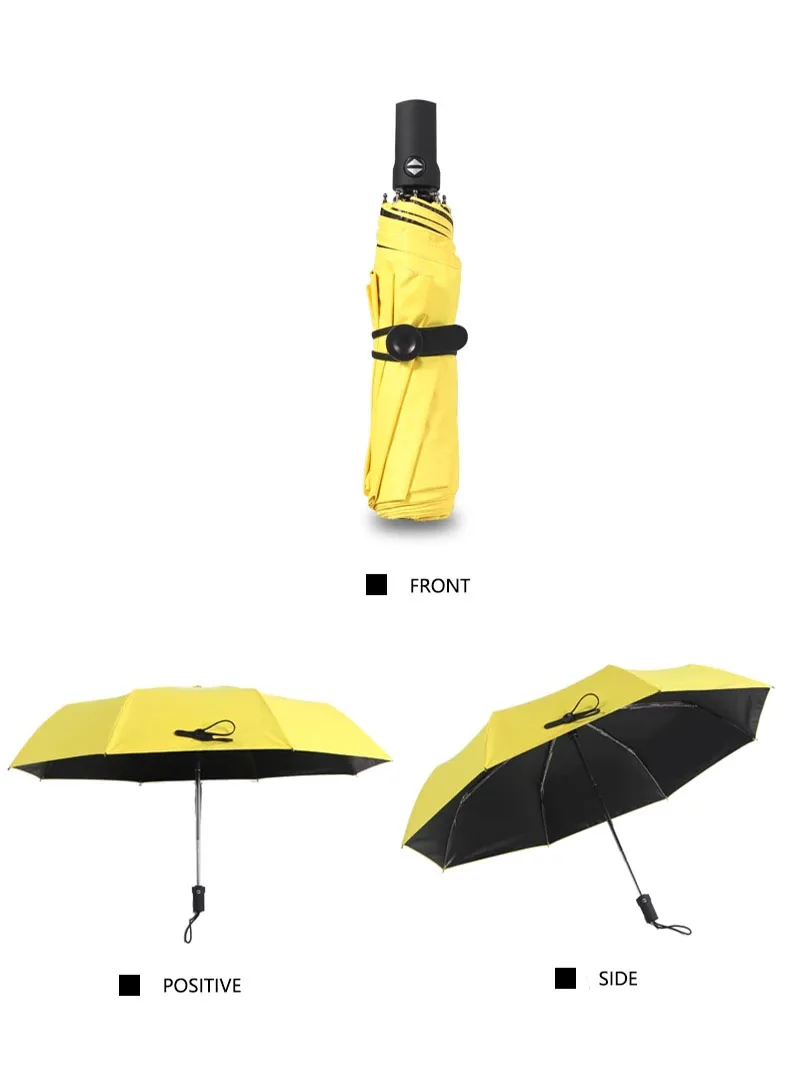 FR Windproof Women Umbrella Rain Pongee Folding Automatic Umbrella For Man Anti Sun Uv Umbrellas Protection Colourful For Travel1 (18)