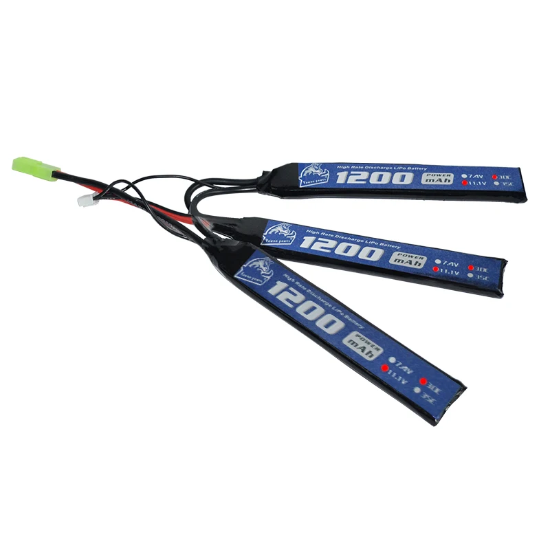 

YOWOO 1200mAh 11.1V 3S 30C Lipo Battery for Airsoft BB Gun Model RC Helicopter Quadcopter Spare Parts