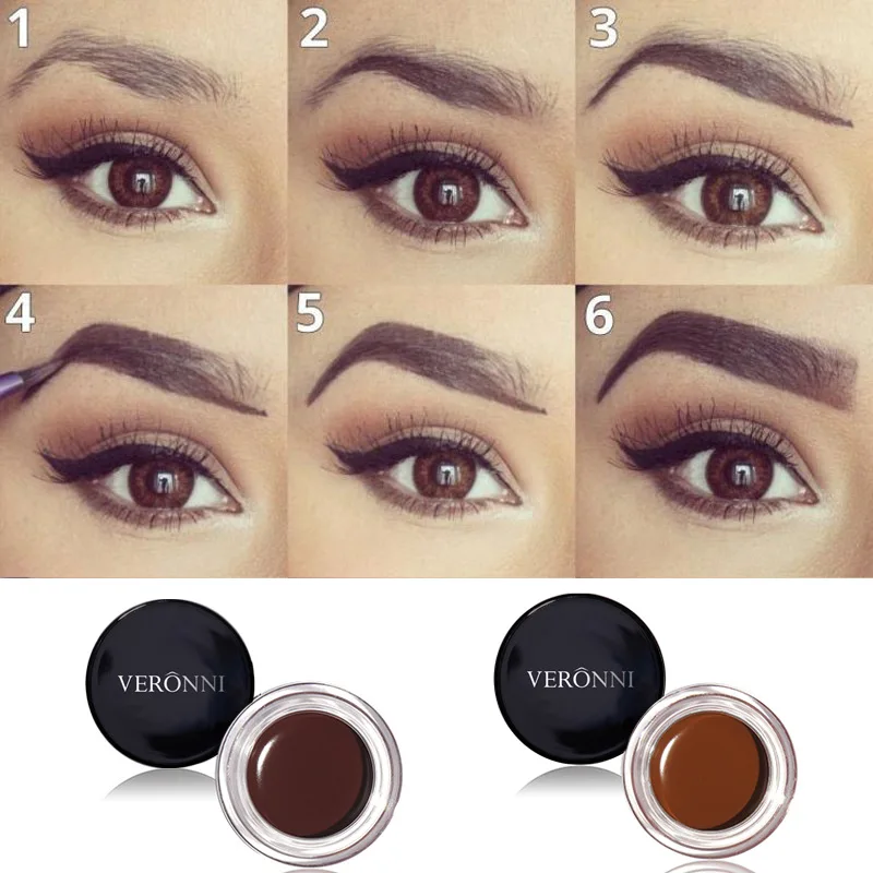 

8 Color Persistently Professional Eyebrow Makeup Cosmetics Waterproof Eye Brow Gel Tint Pigment Eyebrow Cream