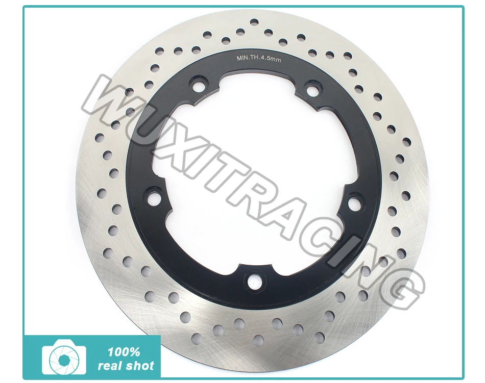 Black Round Rear Brake Disc Rotor for Triumph America 865 EFI 790 Carb 02 14 Bonneville America