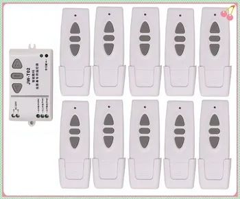 

AC 220V Digital Projection Screen Controller Electrical Curtain Motor Wireless Remote Control Switch Receiver +10pcs Transmitter