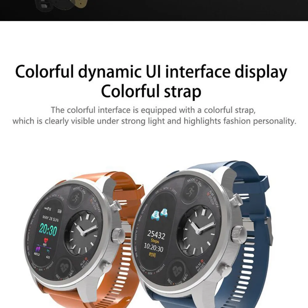 Beautyss T3 Dual Time Zone кварцевые Смарт часы для мужчин сердечного ритма шагомер сообщения Push Бизнес Стиль Smartwatch 5ATM водонепроницаемый