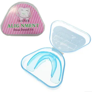 

1 pc Tooth Orthodontic Appliance Dental Alignment Braces Retainer Dental Mouthpieces Trainer Teeth Straightener Silicone Aligner