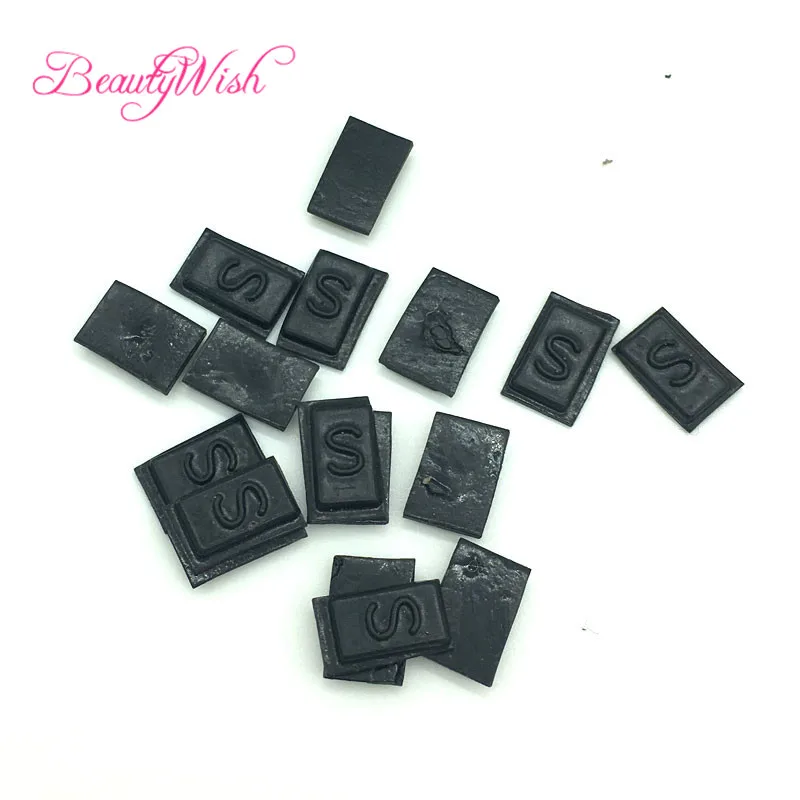 Flat tip Rebonded Keratin GLue 1000pcs Hair Extensions Keratin Bonding Glue Granule Fusion Nail U Tip Rebonds Clear Yellow Color