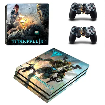 

Game Titanfall 2 PS4 Pro Skin Sticker For Sony PlayStation 4 Console and Controllers PS4 Pro Skin Stickers Decal Vinyl