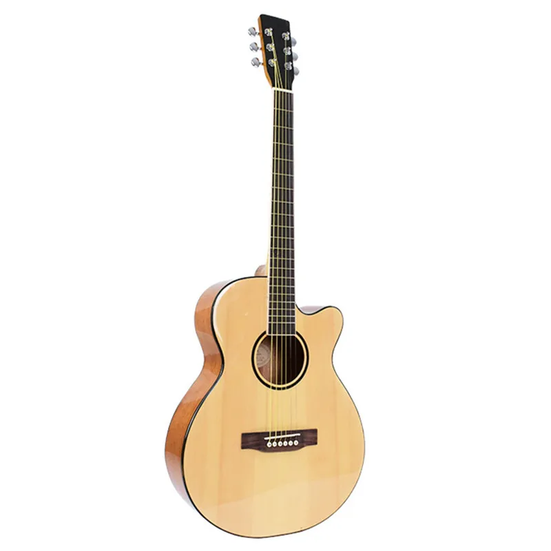 

Guitarist guitars 40 inch Picea Asperata wood Electric Acoustic Guitar Rosewood Fingerboard guitarra with guitar strings