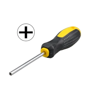 3*75mm Recessed Phillips Screwdriver CR-V Concave Cross Screwdrivers Special Screw Driver for Removing Convex Phillips Screws