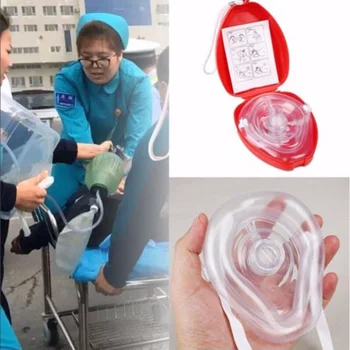 

Elastic Strap CPR Breathing Mask Resuscitator Rescue Mask Face-Mask First Aid