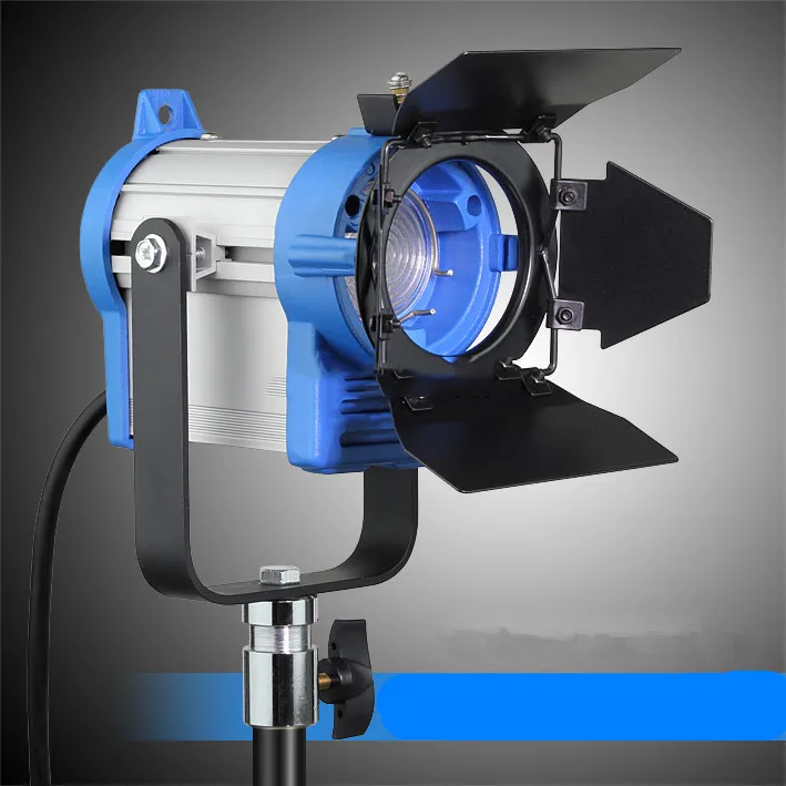 Fresnel Tungsten 1000W light+Bulb+Barndoor for photographic equipment Studio Video Light For Camera