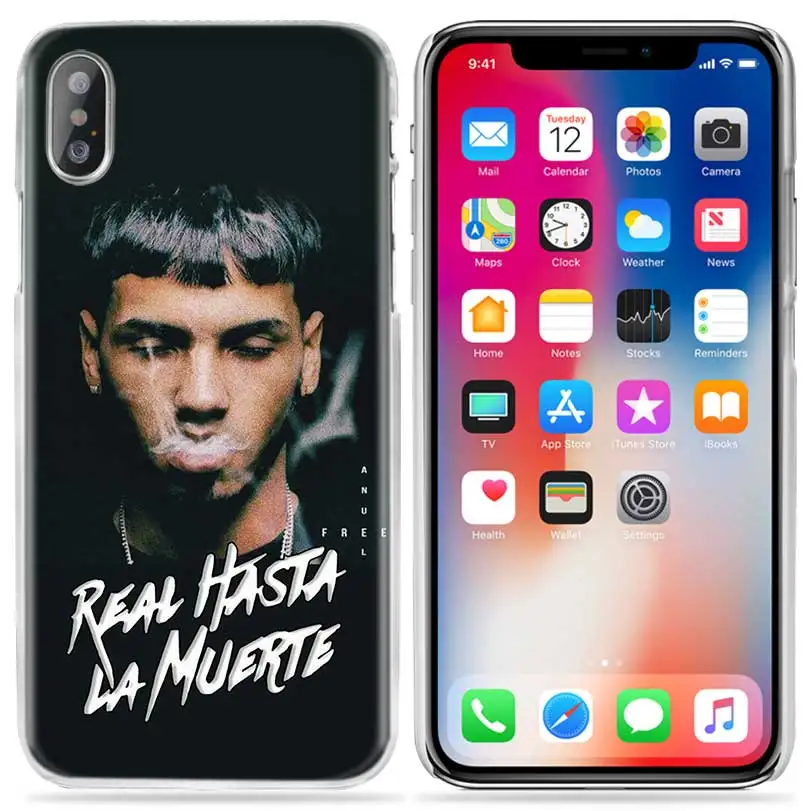 Чистый мягкий чехол для iPhone X XS MAX XR 7 8 Plus 6 6S Plus 5 5S SE 5C 4 4S 7+ 8+ 7Plus 8 Plus чехол для телефона s Anuel Aa Ozuna