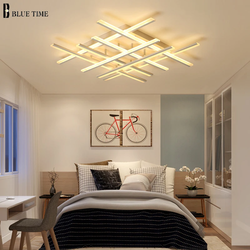 

Acrylic Modern LED chandeliers For Bedroom Living room Restuarant Home Lighting White Led Ceiling Chandelier Lighting Fixtures