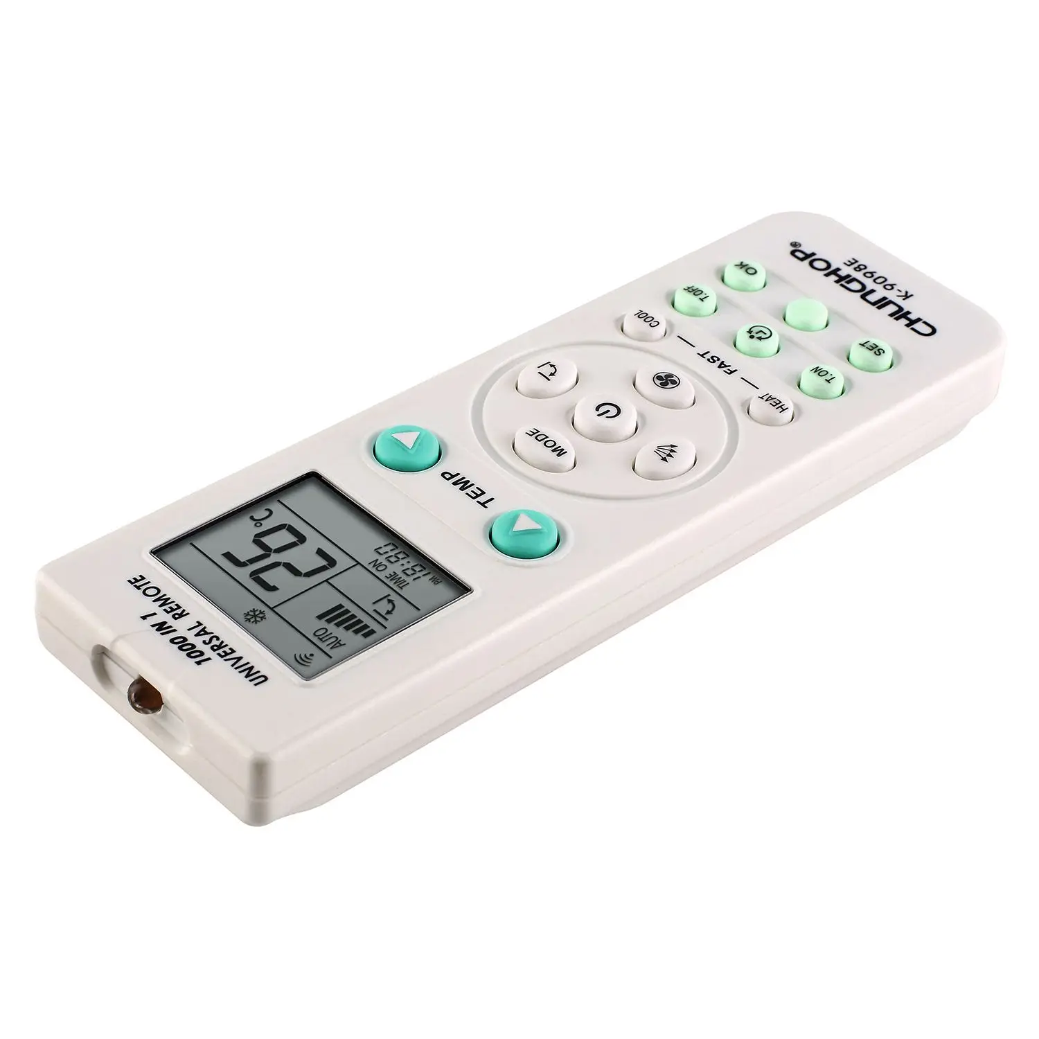 

HOT-CHUNGHOP K-9098E White Universal Remote Control Controller for air conditioning Conditioner model selecting, wing, manual or