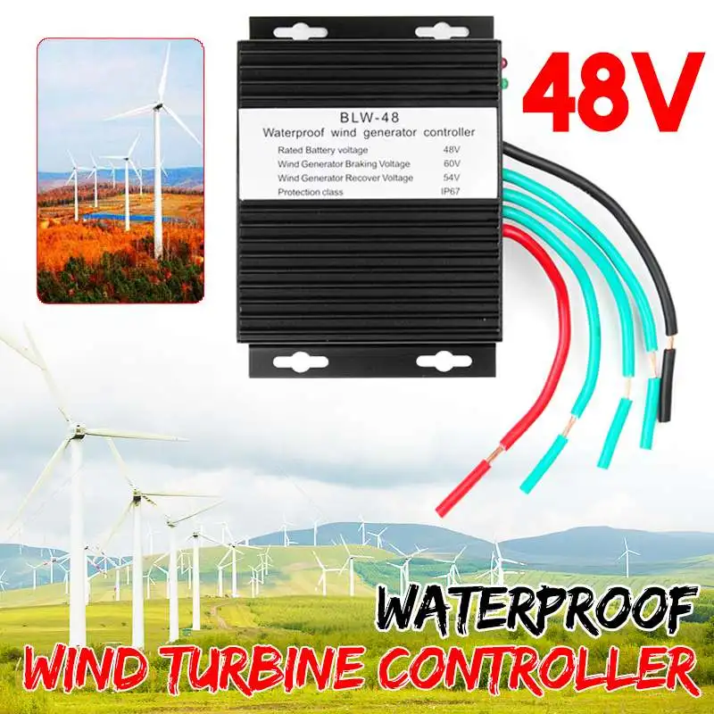 

High Efficiency 1500W Max 48V Wind Turbines Generator Charge Controller Waterproof IP67 Wind Generator Controller