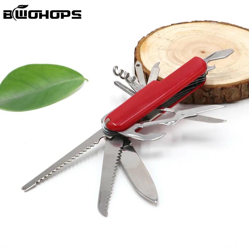 

New Pocket Swiss Knife Multifunctional Paramilitary Folding Campimg Sharpen Opener Outdoor Portable Survival Tactical Knives
