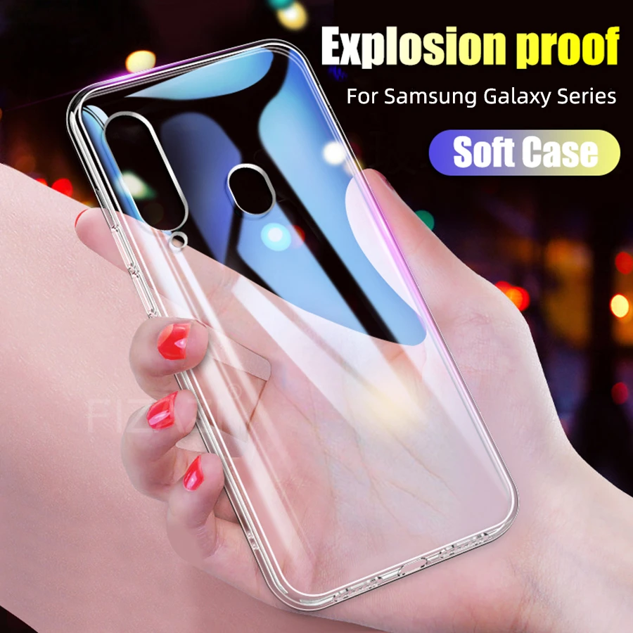 

Transparent Case Soft TPU for Samsung Galaxy A10 A20 A30 A40 A50 A60 A70 M10 M20 M30 M40 Back Cover Slim Thin Silicone Cover