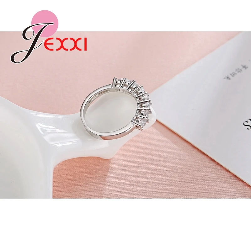 JEXXI 2018 натуральная красивые ювелирные изделия S90 модное серебряное кольцо с