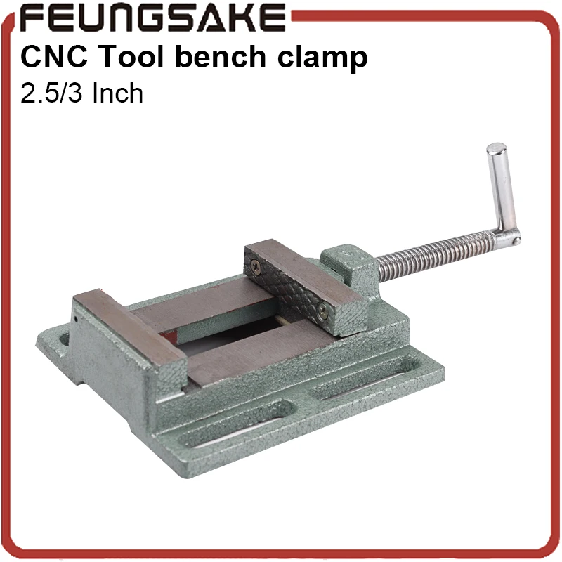 

2.5 inch cnc bench screw mini pliers small feeding screw machine woodworking bench vice,flat-nose pliers for Clip clamping tool