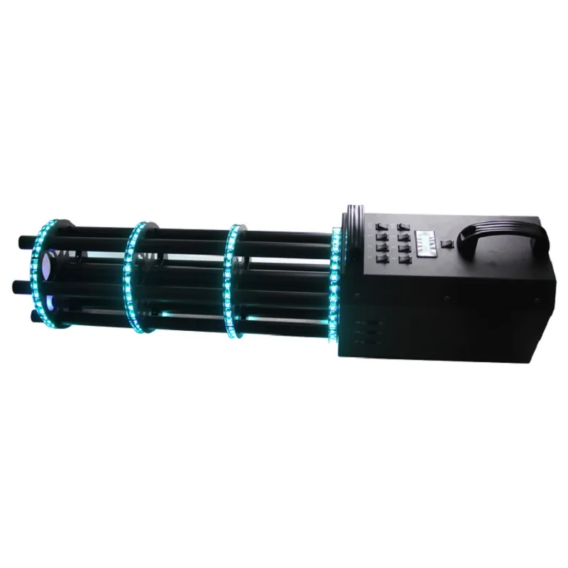 

2pcs/lot High Performance Led Light Confetti Cannon Gun Confetti Machine With 6 Heads