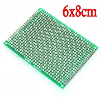 

Hot sale10pcs PCB Double Side Prototype PCB diy Universal Printed Circuit Board 6*8cm