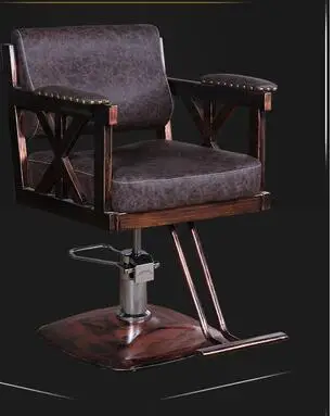 Парикмахерские Ретро железные промышленные ветровые волосы стул завод прямые волосы зд обои специальный поворотный стул