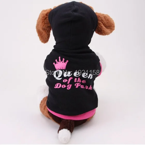 Cute Leisure Pet Dog clothes Dog snowflake Queen Clothes Pullover Warm Costumes Puppy Coat