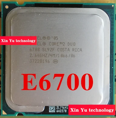 

Lifetime warranty Core 2 Duo E6700 2.66GHz 4M 1066 Dual Core desktop processors CPU Socket LGA 775 pin Computer