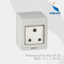 Saipwell электрические вилки и розетки водонепроницаемая розетка уровень IP55 с сертификатом CE Южная Африка стиль(SP-SA