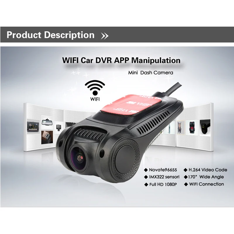 Fccwo R3 Видеорегистраторы для автомобилей dvrs регистраторы Novatek96655 Sony imx322 WiFi 1080 P