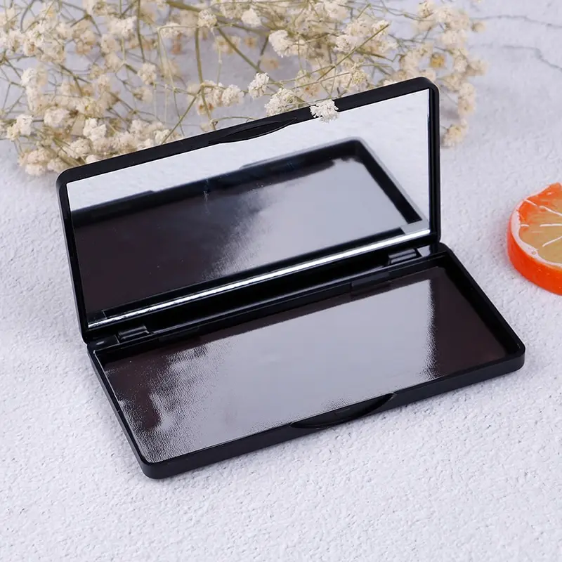 11,9*6,2*1 см пустая Магнитная косметическая Палитра Тени для век Румяна DIY коробка для хранения косметики коробка для дозирования макияжа