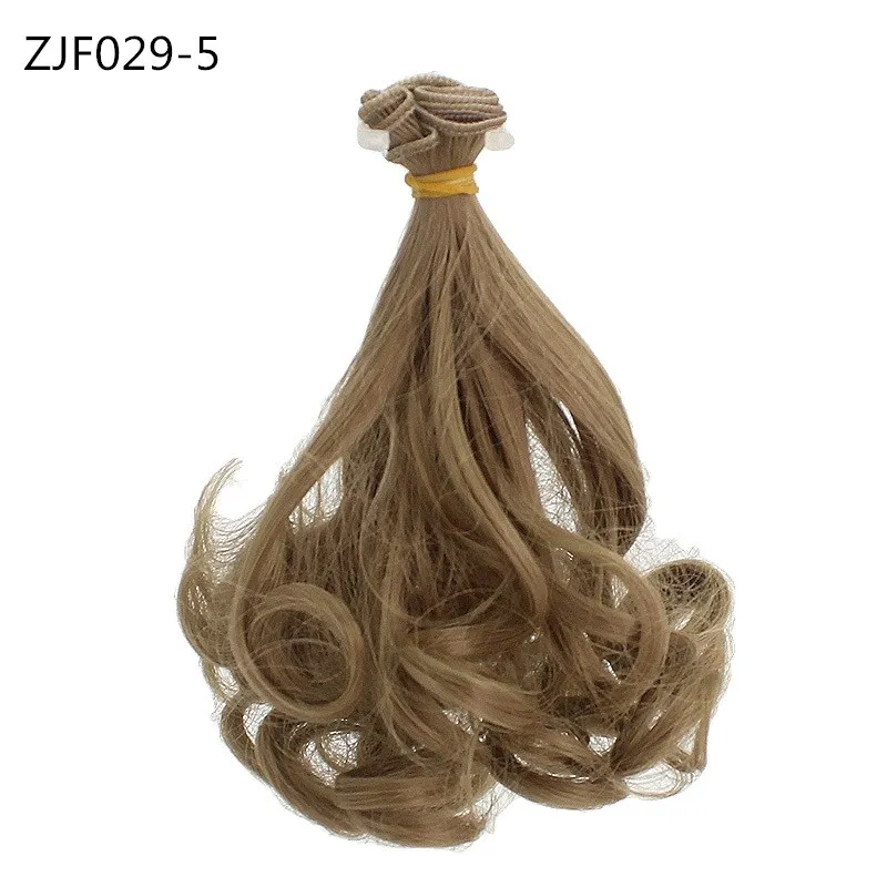 Hair For Dolls 15cm*100cm Long Curly BJD Wigs BJD Dolls Accessories Synthetic Pear Flower Tresses for Toys For Girls