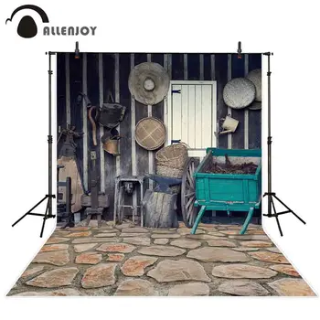 

Allenjoy western countryside photography backdrop retro old barn background photobooth decor photocall photo studio new