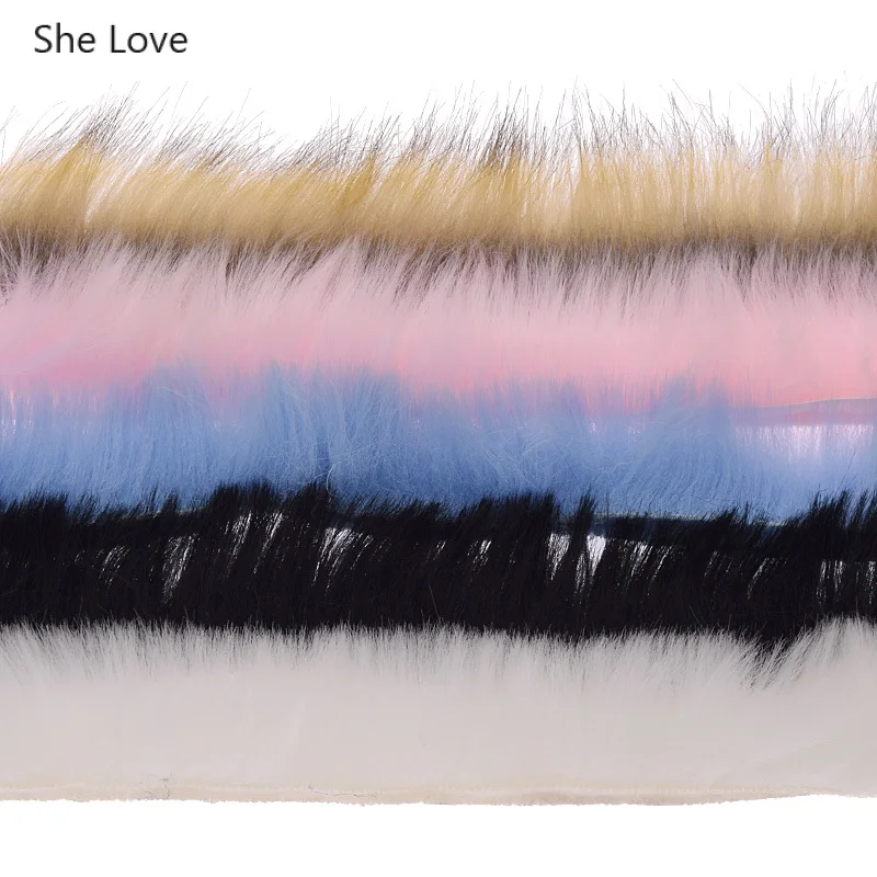 

She Love 1Yard Artificial Fur Tapes Fluffy Trimming Sewing Costume Crafts For DIY Apparel Sewing Supplies