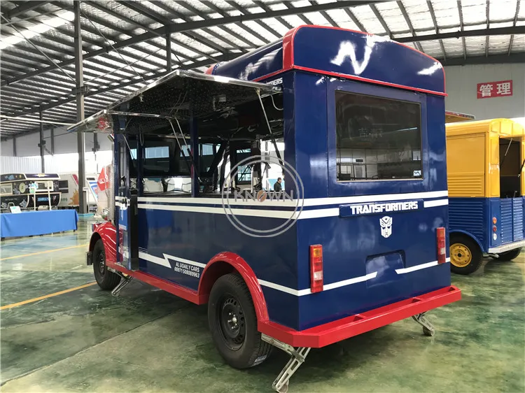 Новый стиль привлекательная закуска автомобильная тележка для еды киоск