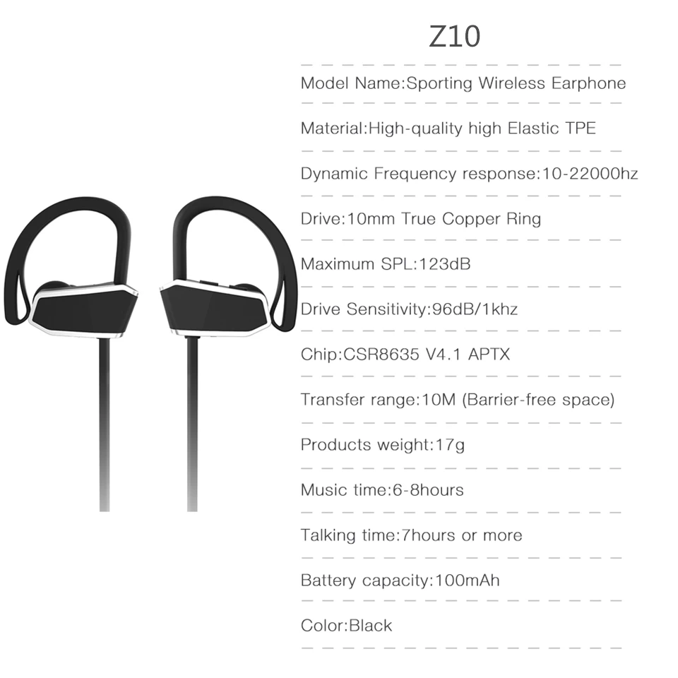 HD Stereo Bluetooth Headphones Sport Running Headsets Wireless Earphone for Bike Gym Noise Reducation Handsfree for phone (16)