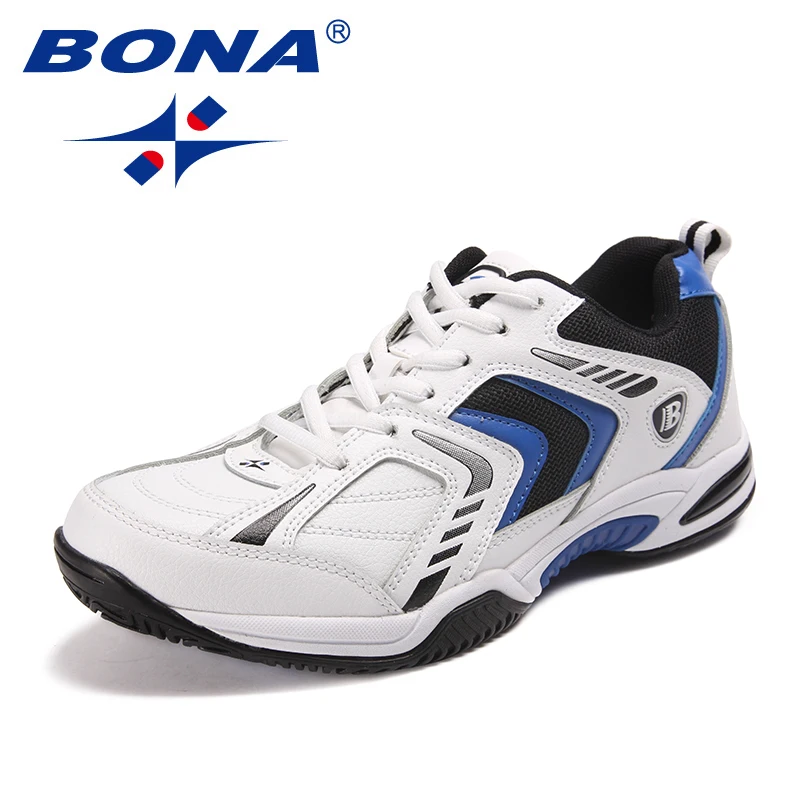 Najtaniej BONA nowy styl klasyczny męskie buty do tenisa zasznurować męskie buty sportowe odkryte buty do biegania komfortowe światło darmowa wysyłka
